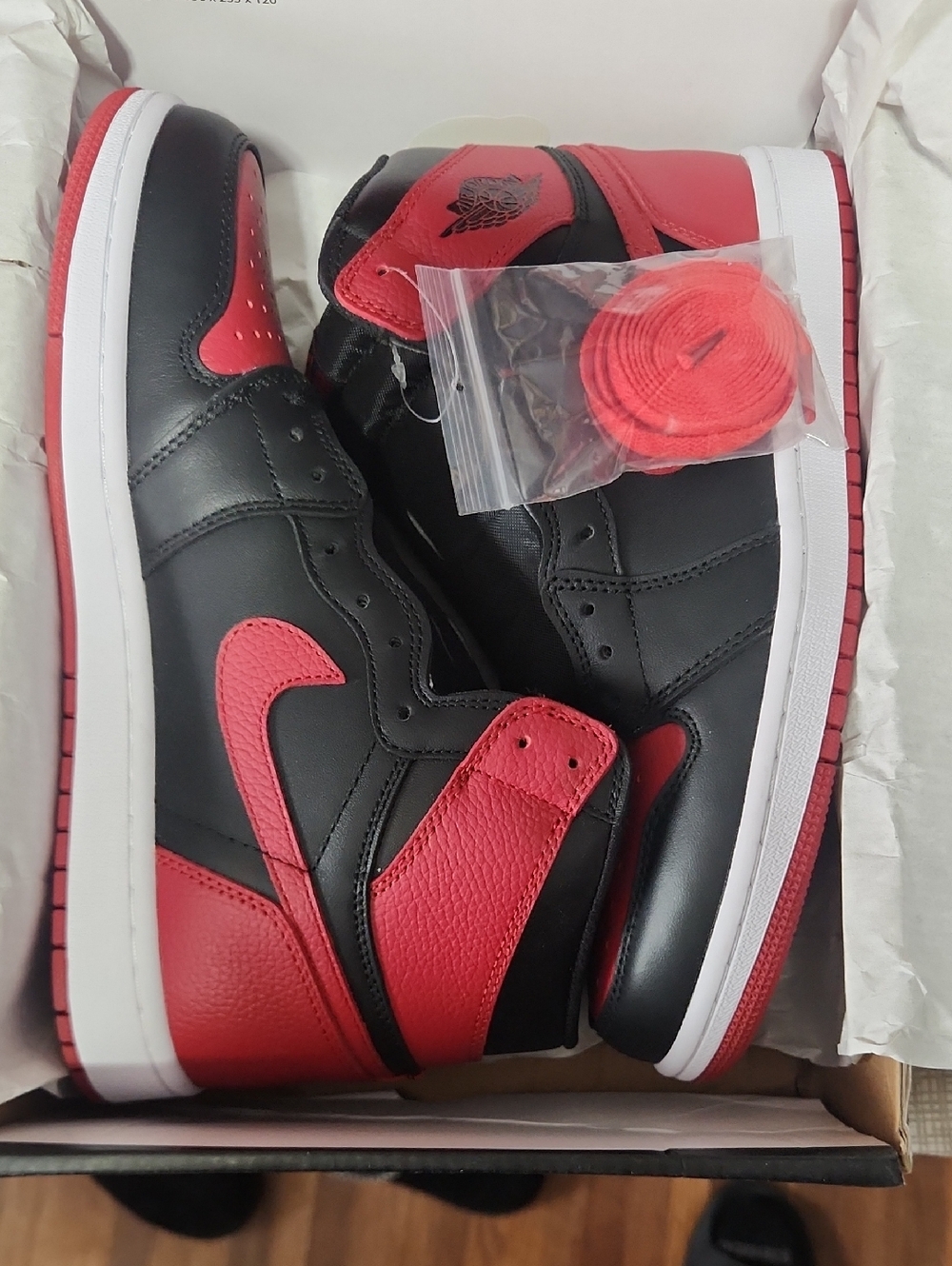 Jordan 1 Retro High 2018 Version Black/Red Men's Sneakers